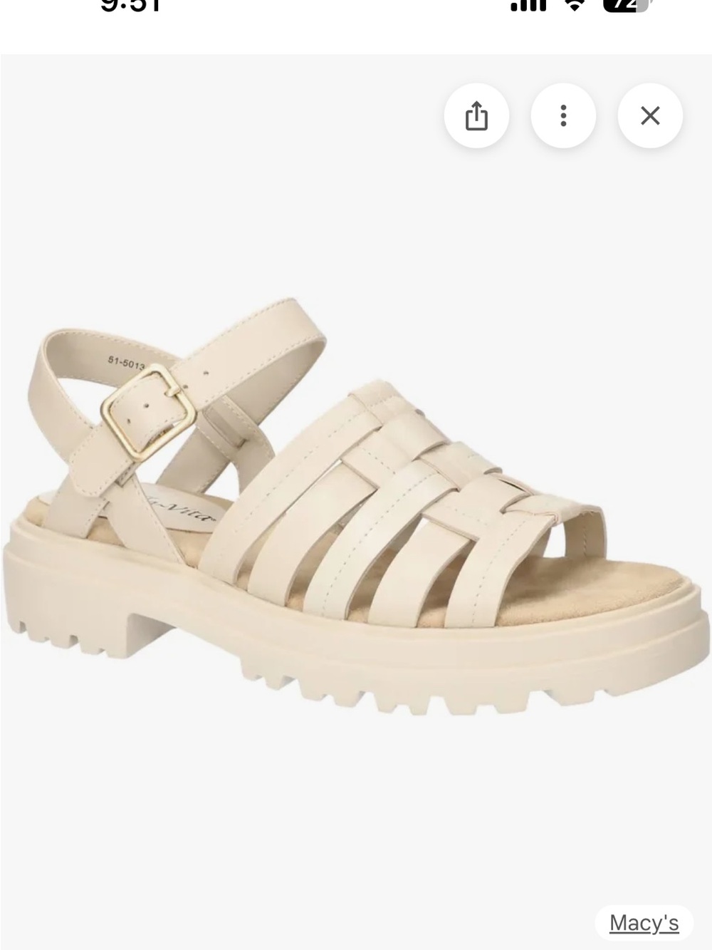 Bella- Vita Chunky fisherman sandals
